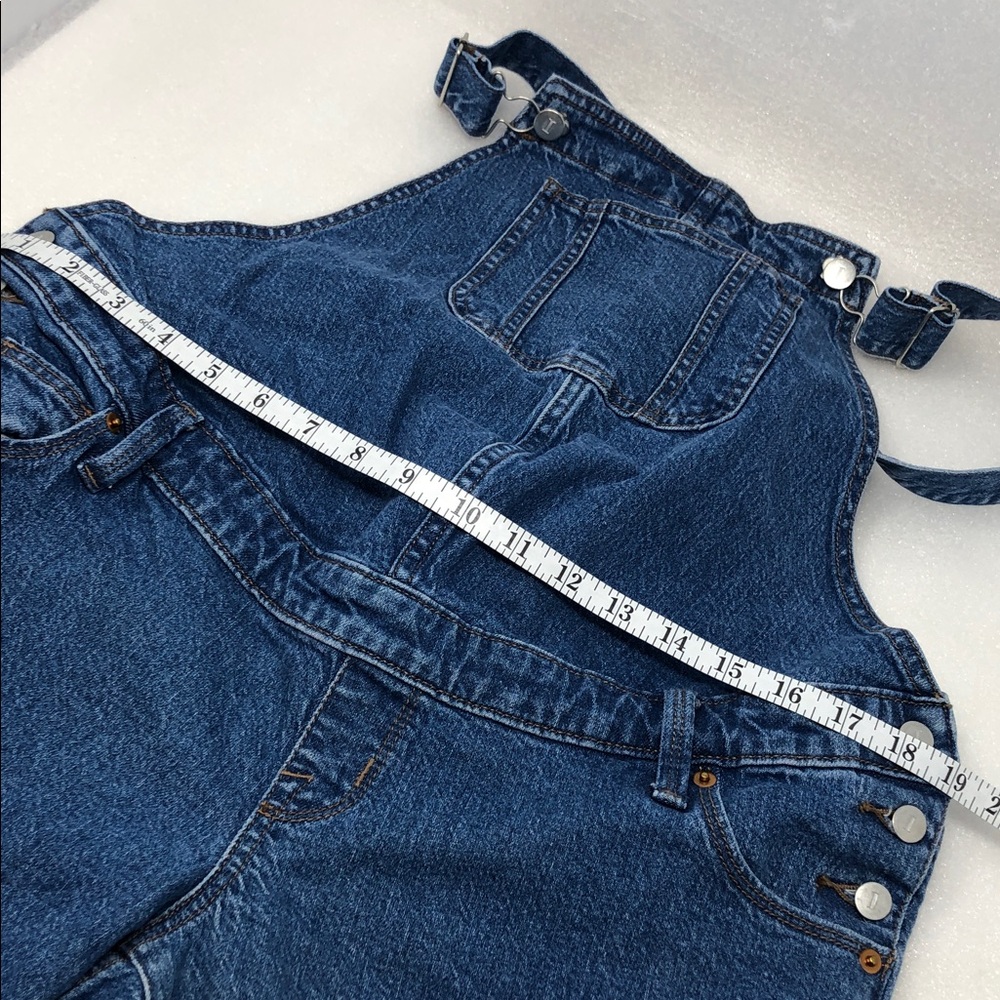 ISABEL MATERNITY Overalls Denim Jumpsuit Adjustable Waist Blue Jeans Size 4 - Picture 13 of 14